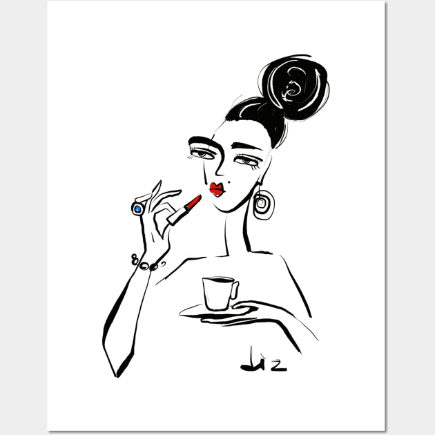 Fashion girl Wall Art by lizaplatonova